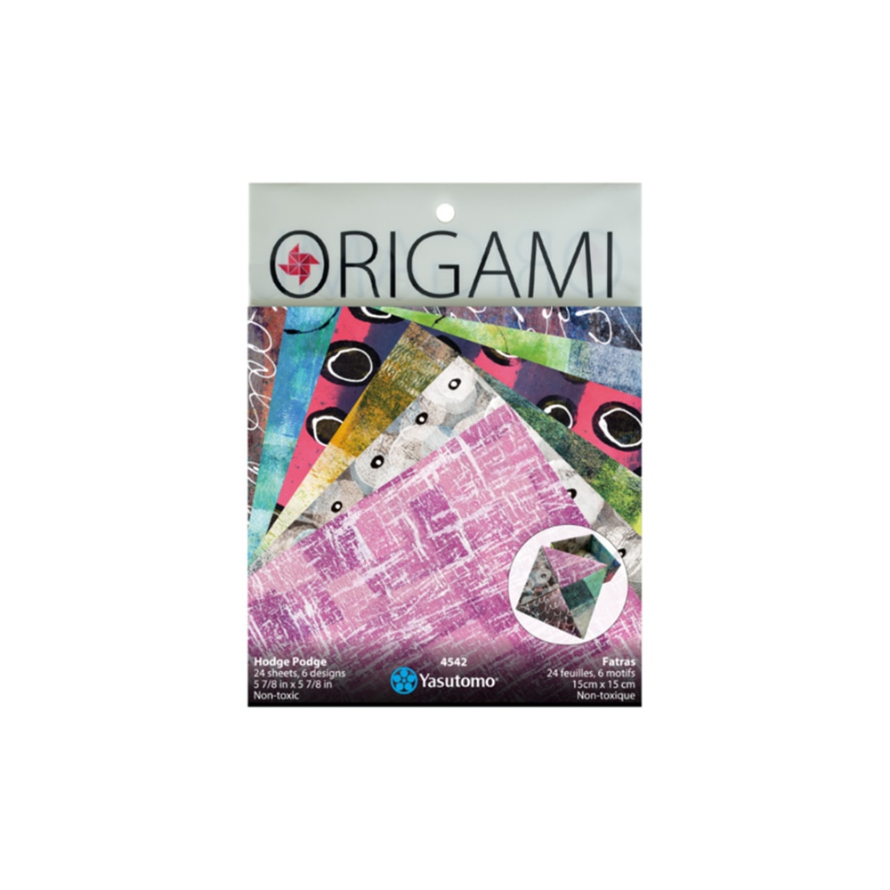 Yasutomo, Origami, Papers & Kits, Art & School, Painted Paper, Hodgepodge, 6 Patterns, 832515